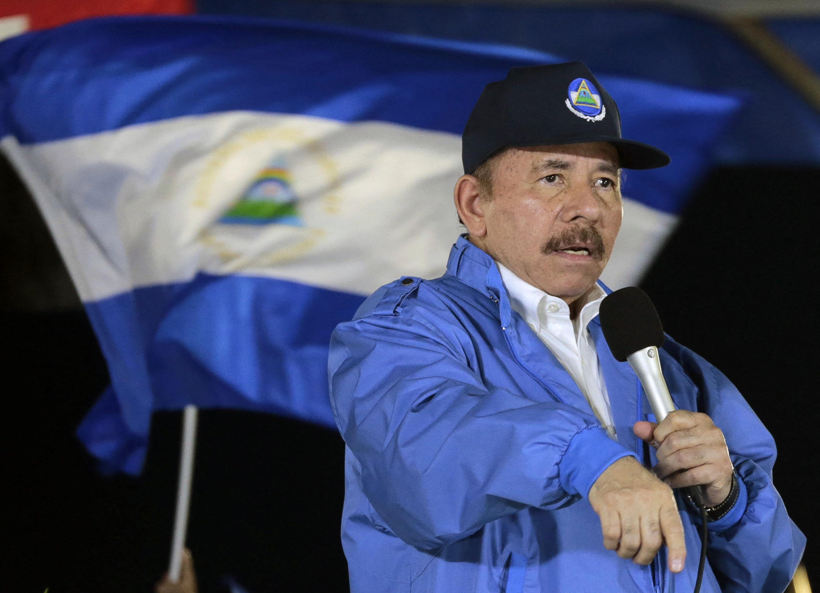 Daniel Ortega, presidente de Nicaragua. (Foto Prensa Libre: AFP)