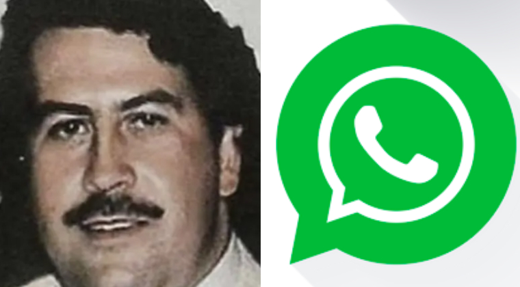 Sticker de Pablo Escobar en Whatsapp