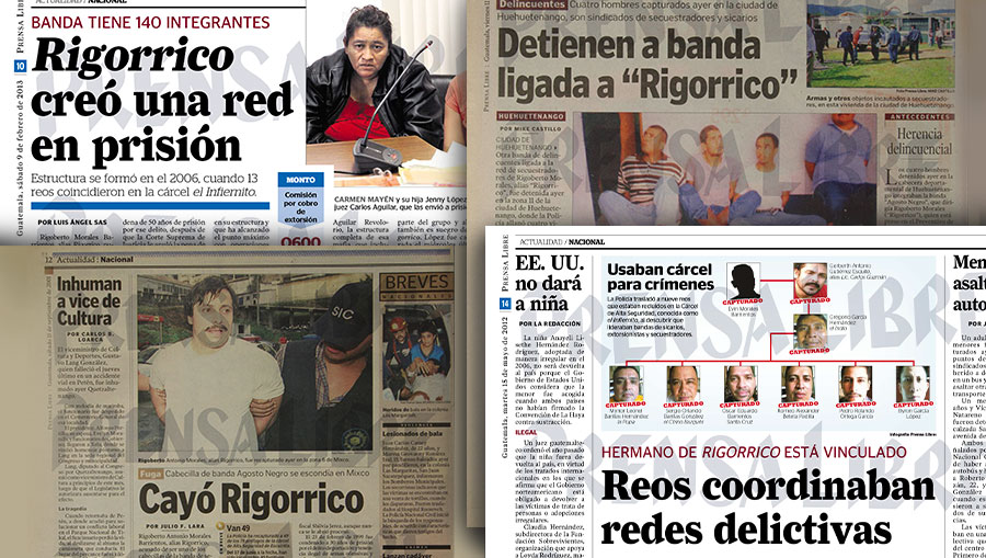 Rigoberto Antonio Morales Barrientos, de 58 años, ha sido un criminal sentenciado en varias ocasiones que aún en prisión sigue delinquiendo, según autoridades. (Foto Prensa Libre: Hemeroteca PL).