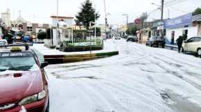 Granizo en San Lorenzo