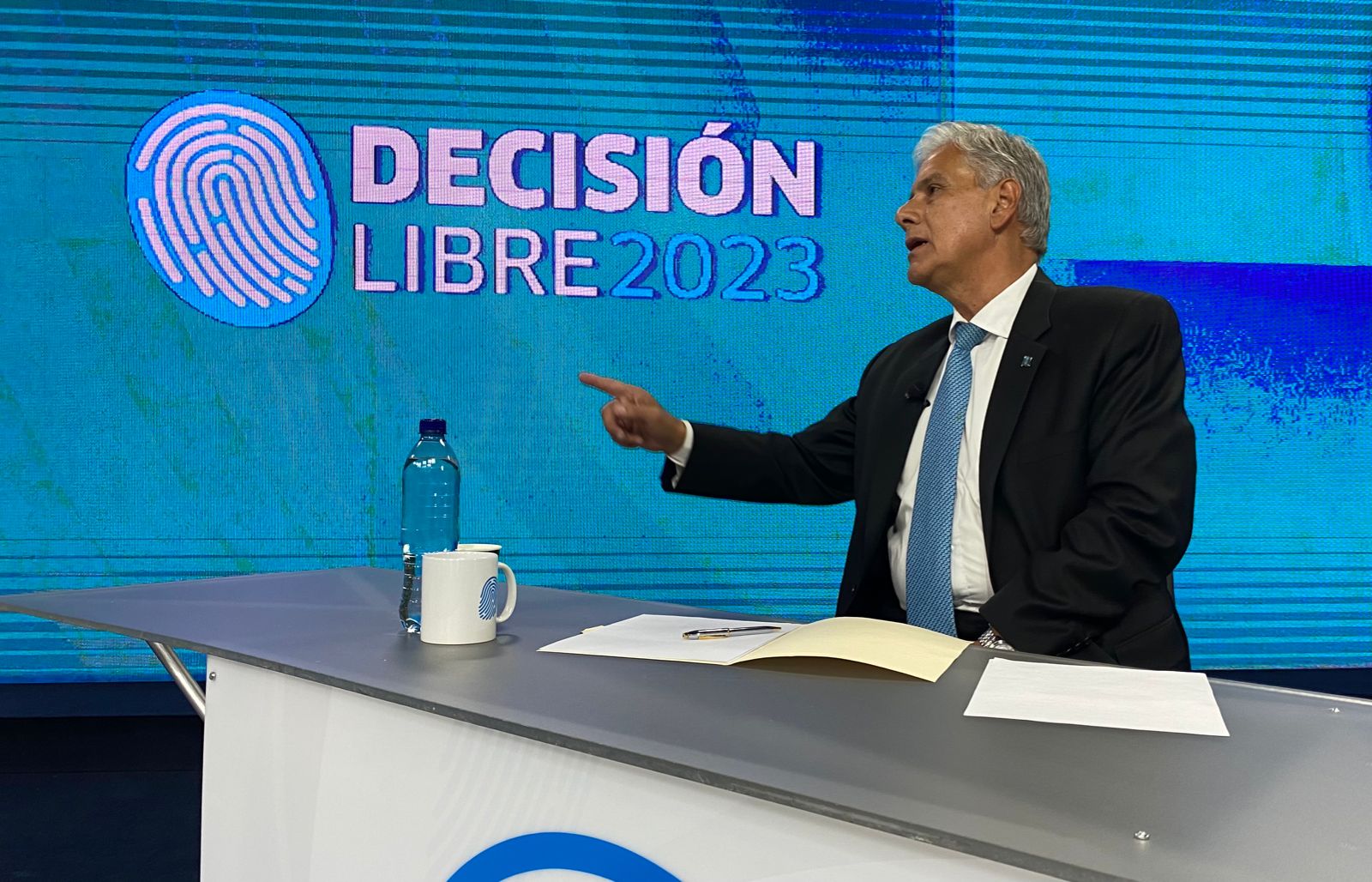 Entrevista completa con el candidato a la presidencia del partido Todos, Ricardo Sagastume. (Foto Prensa Libre: Juan Pablo Corado) 