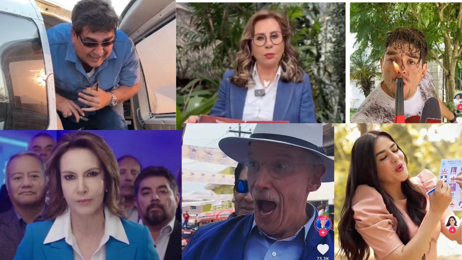 Los candidatos a puestos de elección popular han enfocado sus esfuerzos en las redes sociales, tanto con contenido pautado como con audiovisuales orgánicos con el objetivo de agradar a los usuarios. (Foto Prensa Libre: Redes Sociales).