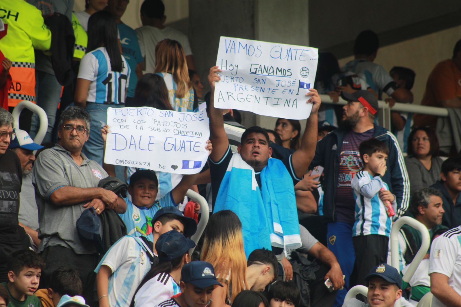 “Apoyo a los patojos”, así es el respaldo de la afición guatemalteca en el Mundial de Argentina