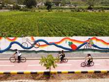 Fotos: Así fue la inauguración de la nueva BiciRuta 502 en Jocotenango, Antigua Guatemala