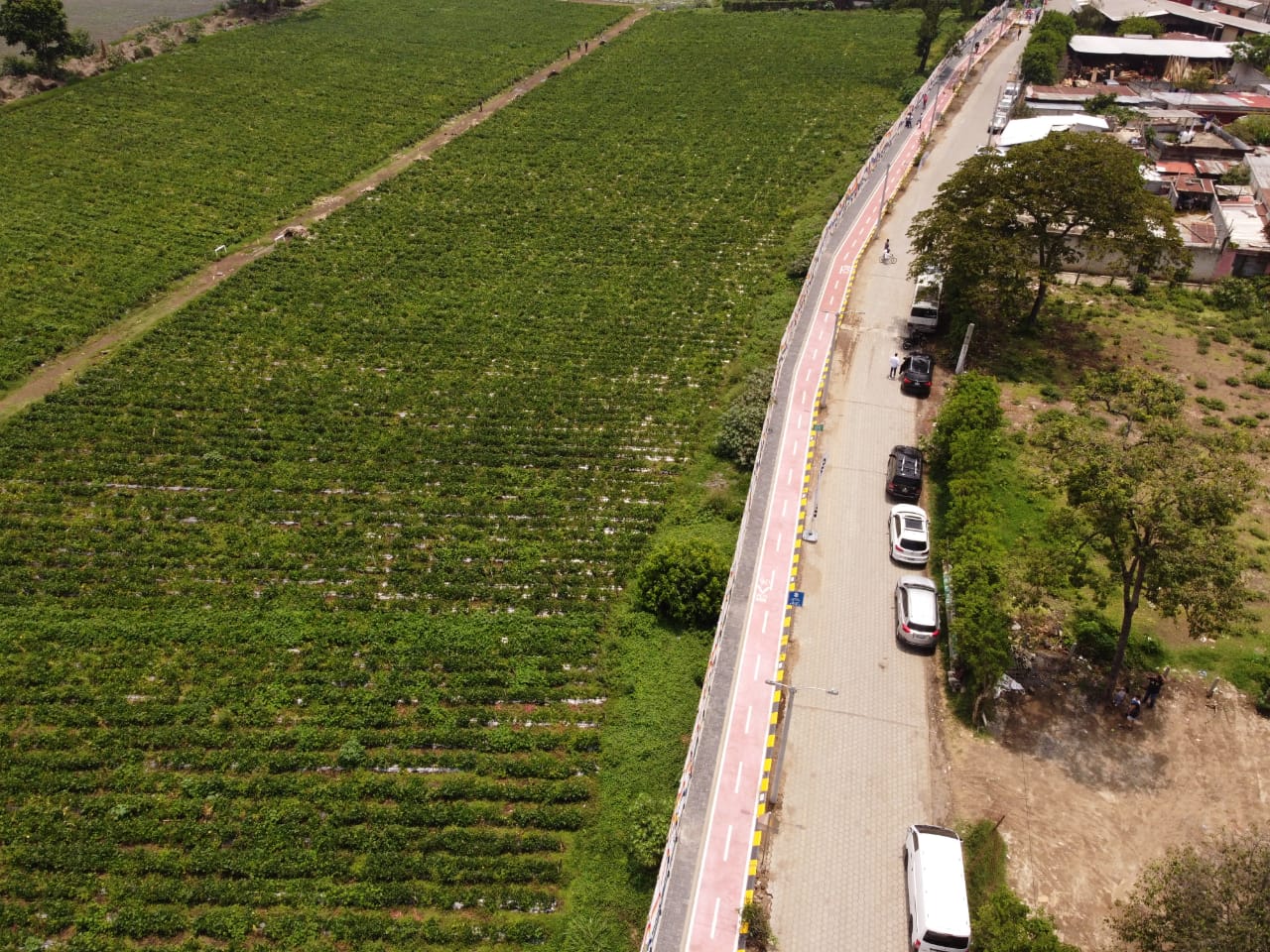 Fotos: Así fue la inauguración de la nueva BiciRuta 502 en Jocotenango, Antigua Guatemala'