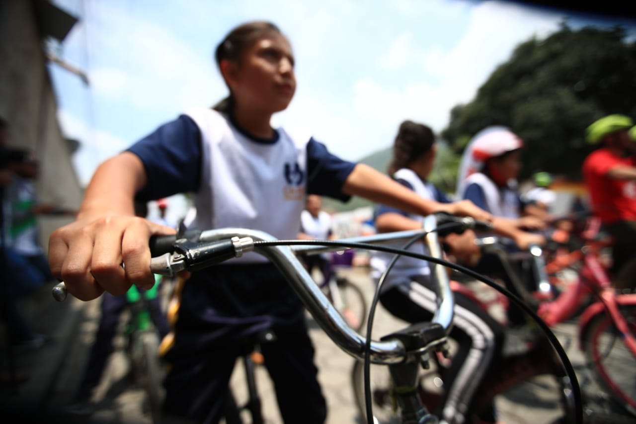 Fotos: Así fue la inauguración de la nueva BiciRuta 502 en Jocotenango, Antigua Guatemala'