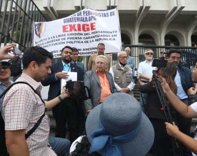 Entidades de prensa de Guatemala presentan amparo contra juzgados y MP y exigen que se respete la Libre Emisión del Pensamiento