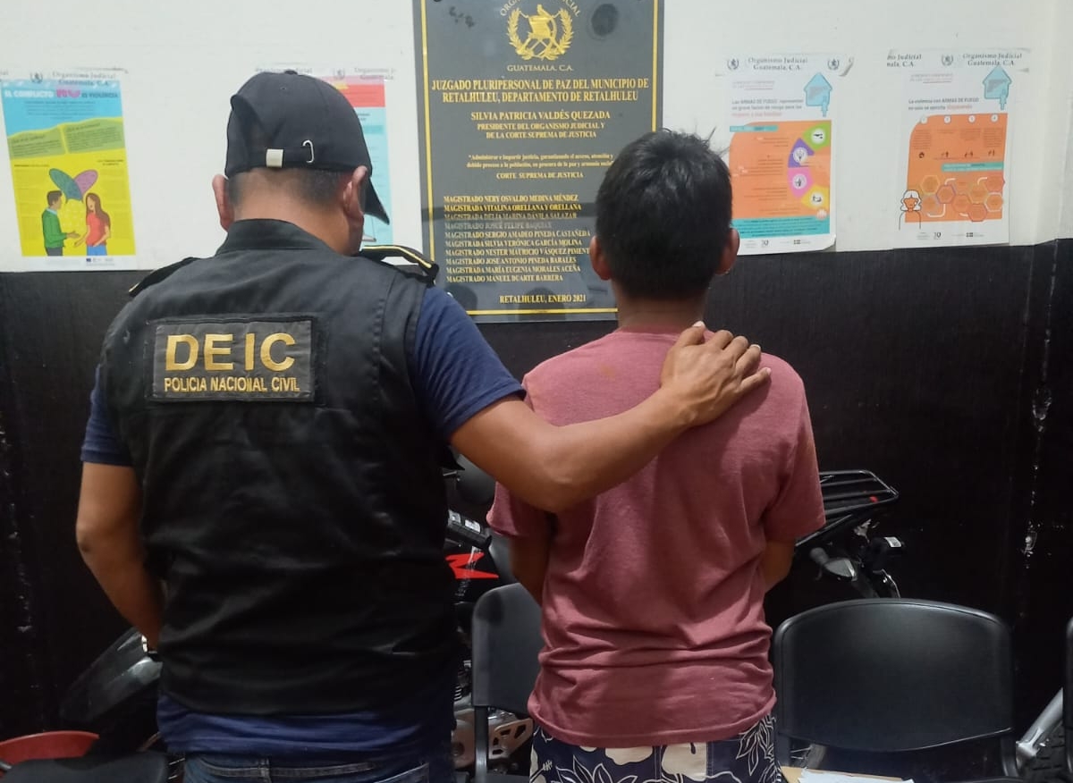 Caso de bullying en Retalhuleu: La PNC ubica y conduce a un adolescente sospechoso de haberle dado muerte a Aron Manasés Alonzo Cortez