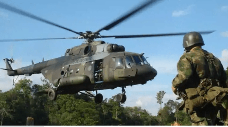 Un helicóptero y una avioneta están siendo utilizadas para acciones de búsqueda. Imagen de referencia. Fotografía: AFP. 