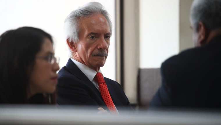 Jose Rubén Zamora, presidente de elPeriódico en el juicio que se le sigue por lavado de dinero. (Foto Prensa Libre: Carlos Hernández)