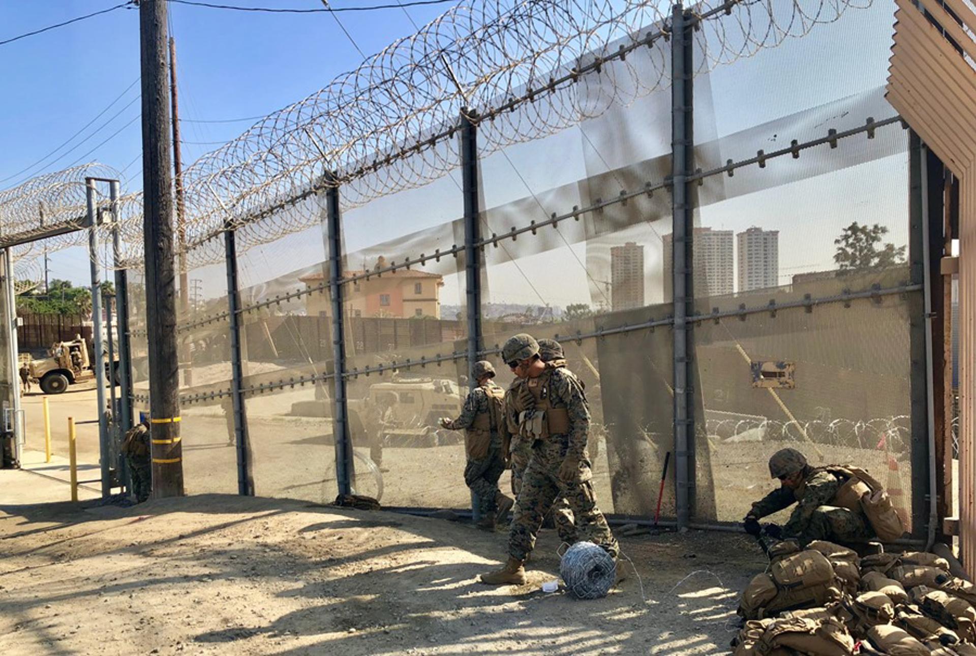 EE.UU. mandará temporalmente a 1.500 soldados de refuerzo a frontera con México