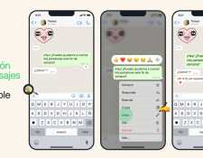WhatsApp permite ahora la edición de mensajes de texto enviados en la aplicación incluso hasta 15 minutos después de mandarlos. (Foto Prensa Libre: WhatsApp)