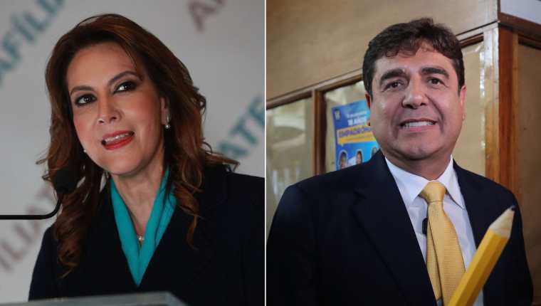 Los candidatos presidenciables Carlos Pineda y Zury RÃ­os protagonizan un nuevo cruce de seÃ±alamientos en las redes sociales. (Foto Prensa Libre: MarÃ­a JosÃ© Bonilla/Elmer Vargas)