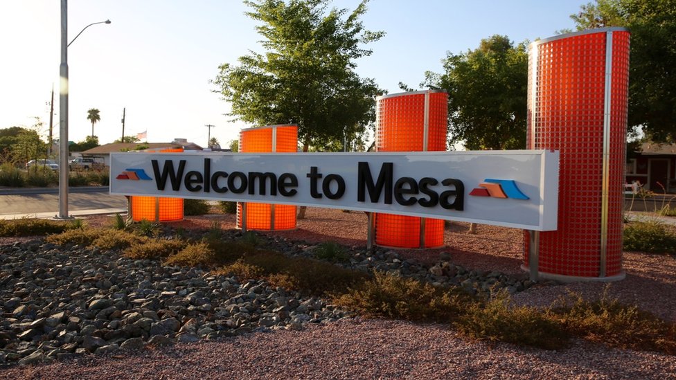 Mesa se encuentra en el estado de Arizona.