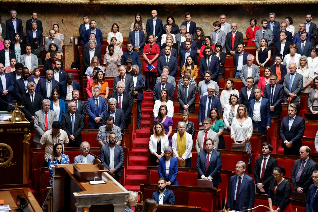 La Asamblea Nacional de Francia hizo un minuto de silencio por las víctimas. Getty Images