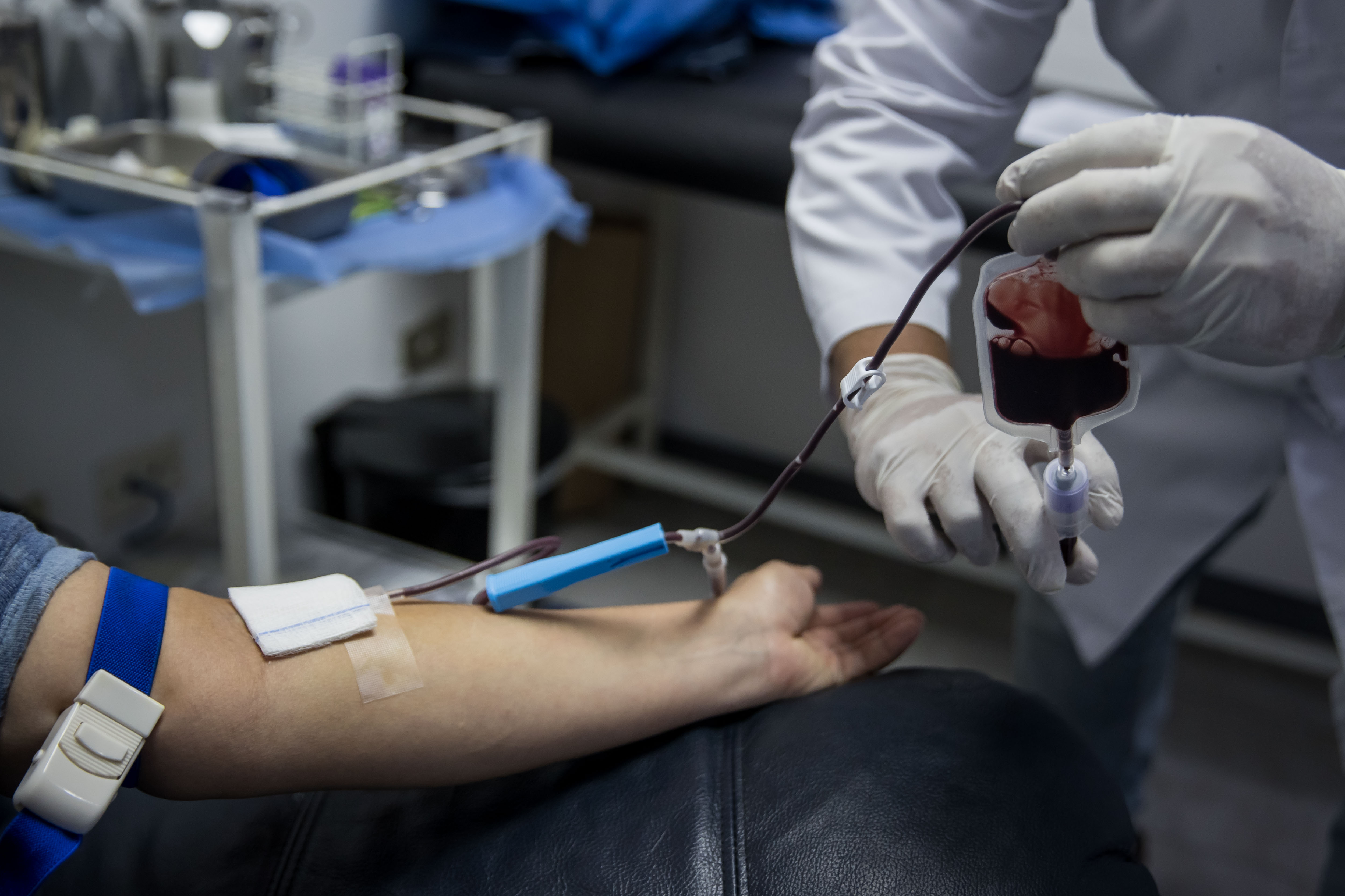 Primera jornada de donación de sangre motorizada busca fortalecer las reservas del IGSS
