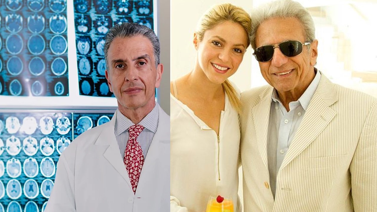 El Doctor Fernando Hakim  (izquierda) se ha distinguido por su involucramiento en casos de hidrocefalia. (Fotos Prensa Libre: www.neurocirugiahakim.com e Instagram @shakira)