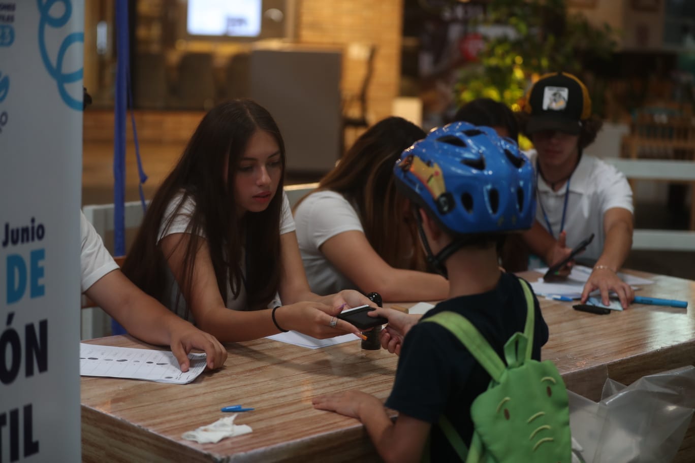 Guatemala también celebró elecciones infantiles el 25 de junio 2023. (Foto Prensa Libre: Juan Diego González) 