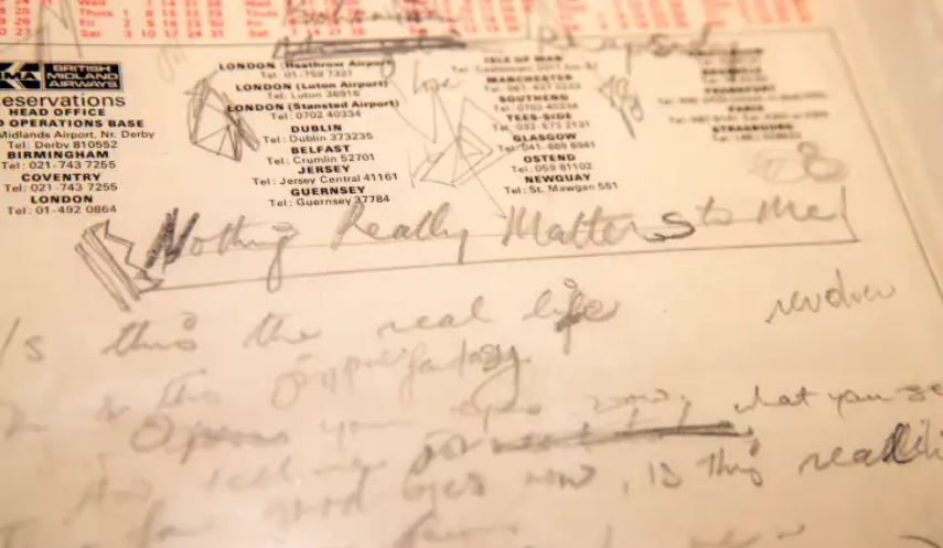 Manuscritos de Freddie Mercury