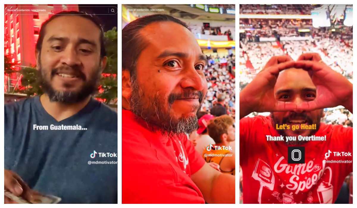 Video: la emotiva recompensa que un guatemalteco recibió en las Finales de la NBA luego de prestar US$1 a un desconocido