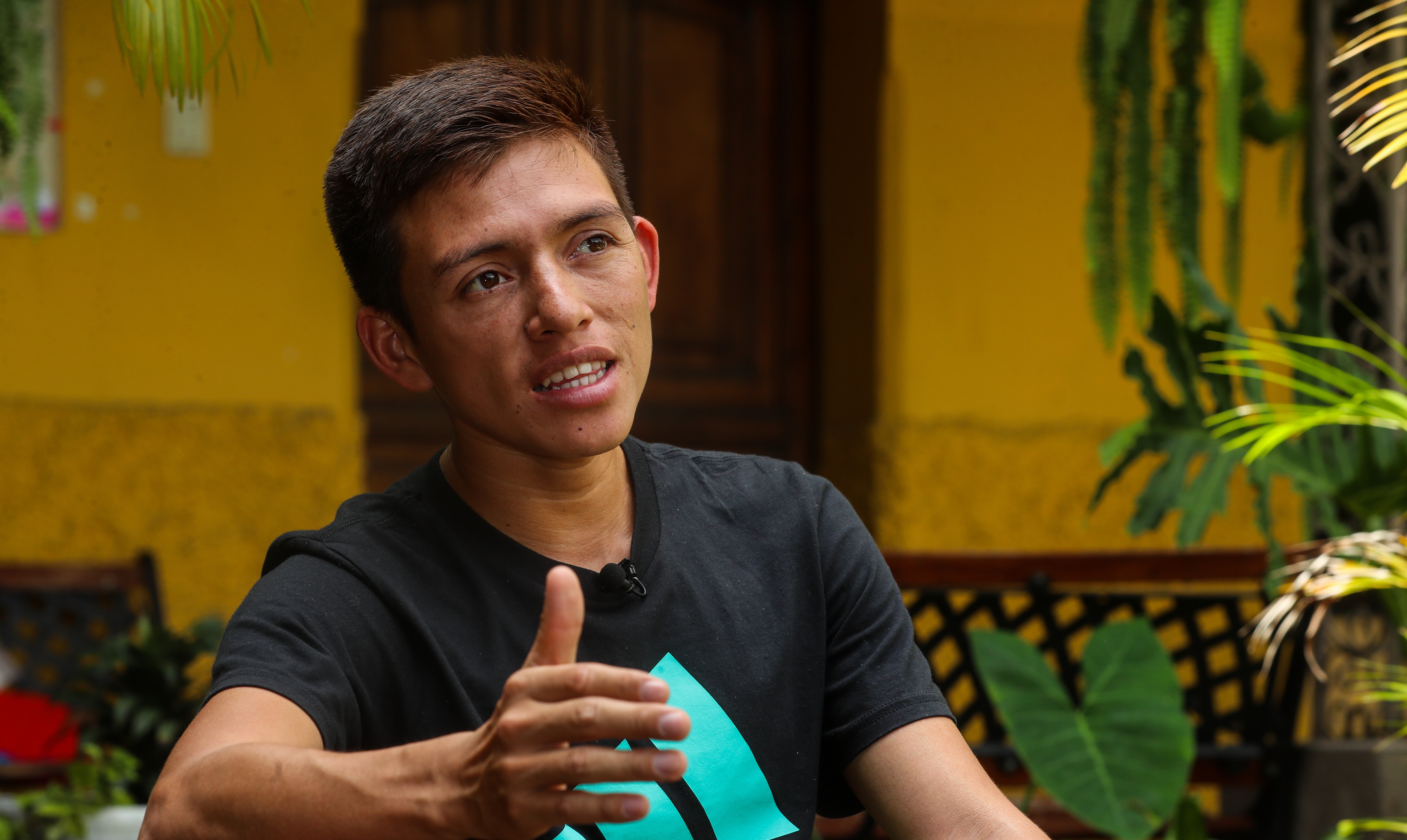 El marchista tiene como objetivo ganar una medalla de bronce en París 2024. (Foto Prensa Libre: Juan Diego González)