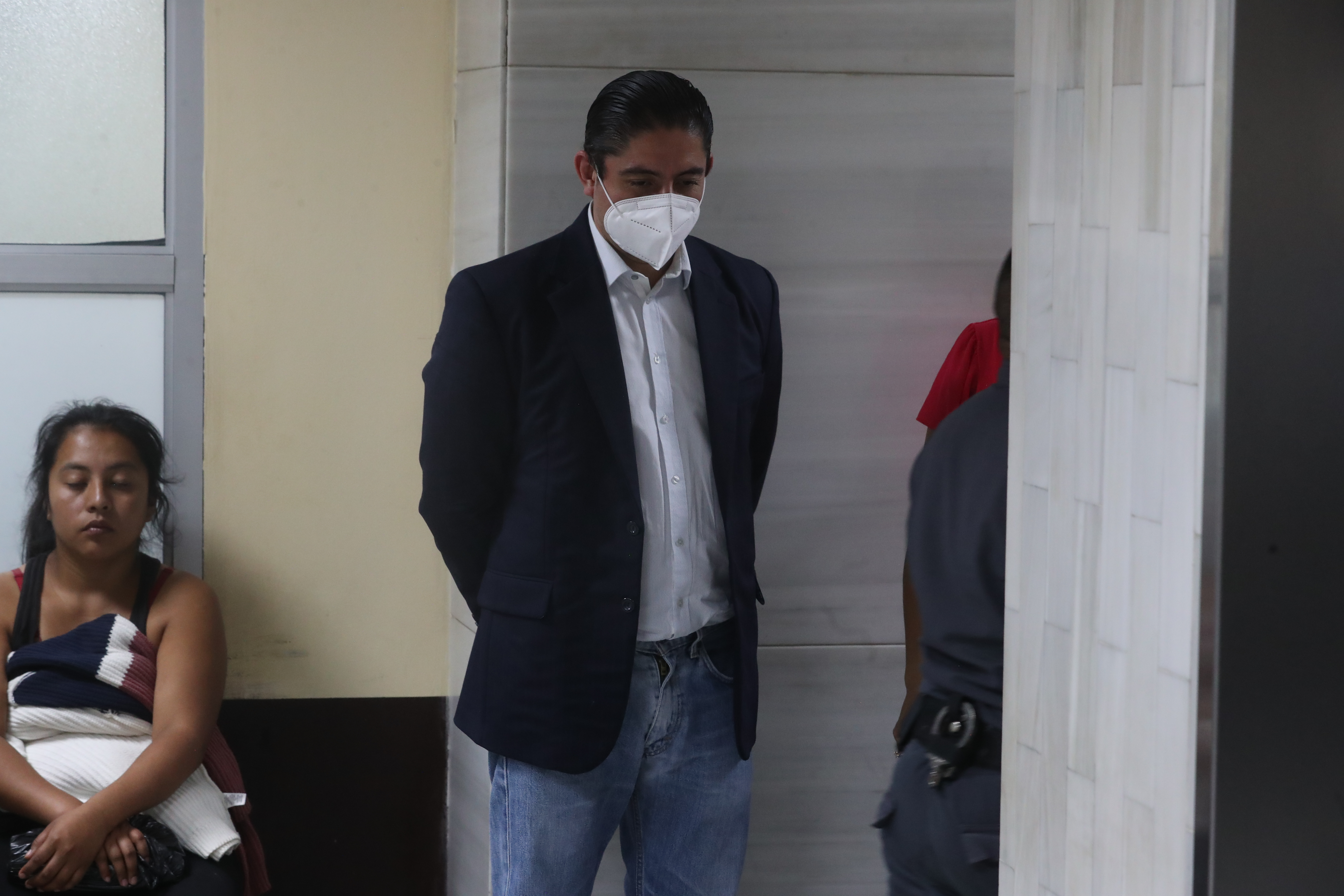 Stuardo Campo, quien fue jefe de la Fiscalía contra la Corrupción previo a una audiencia judicial. (Foto Prensa Libre: Juan Diego González)