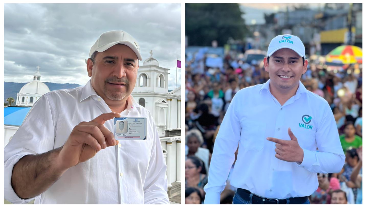 
Mynor Morales Chávez y Mynor Morales Zurita fueron electos como alcaldes de San Miguel Petapa y Villa Nueva, respectivamente. (Foto Prensa Libre: Tomadas de Facebook)
