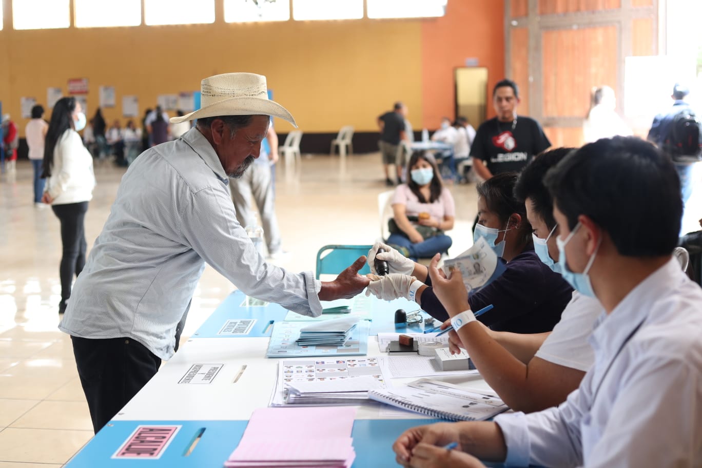 Los guatemaltecos salieron a votar'