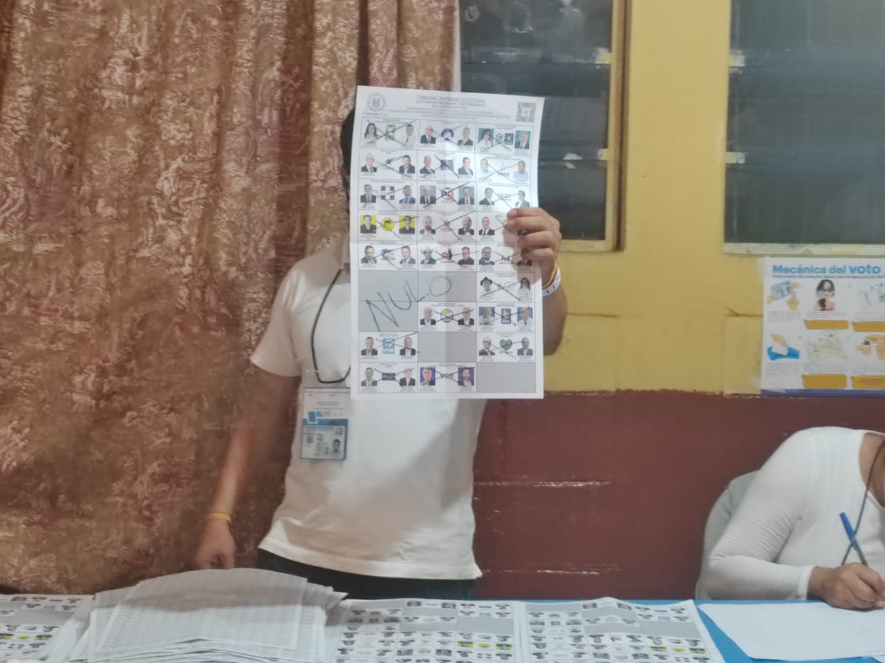 mensajes en papeletas en Elecciones Generales 2023'