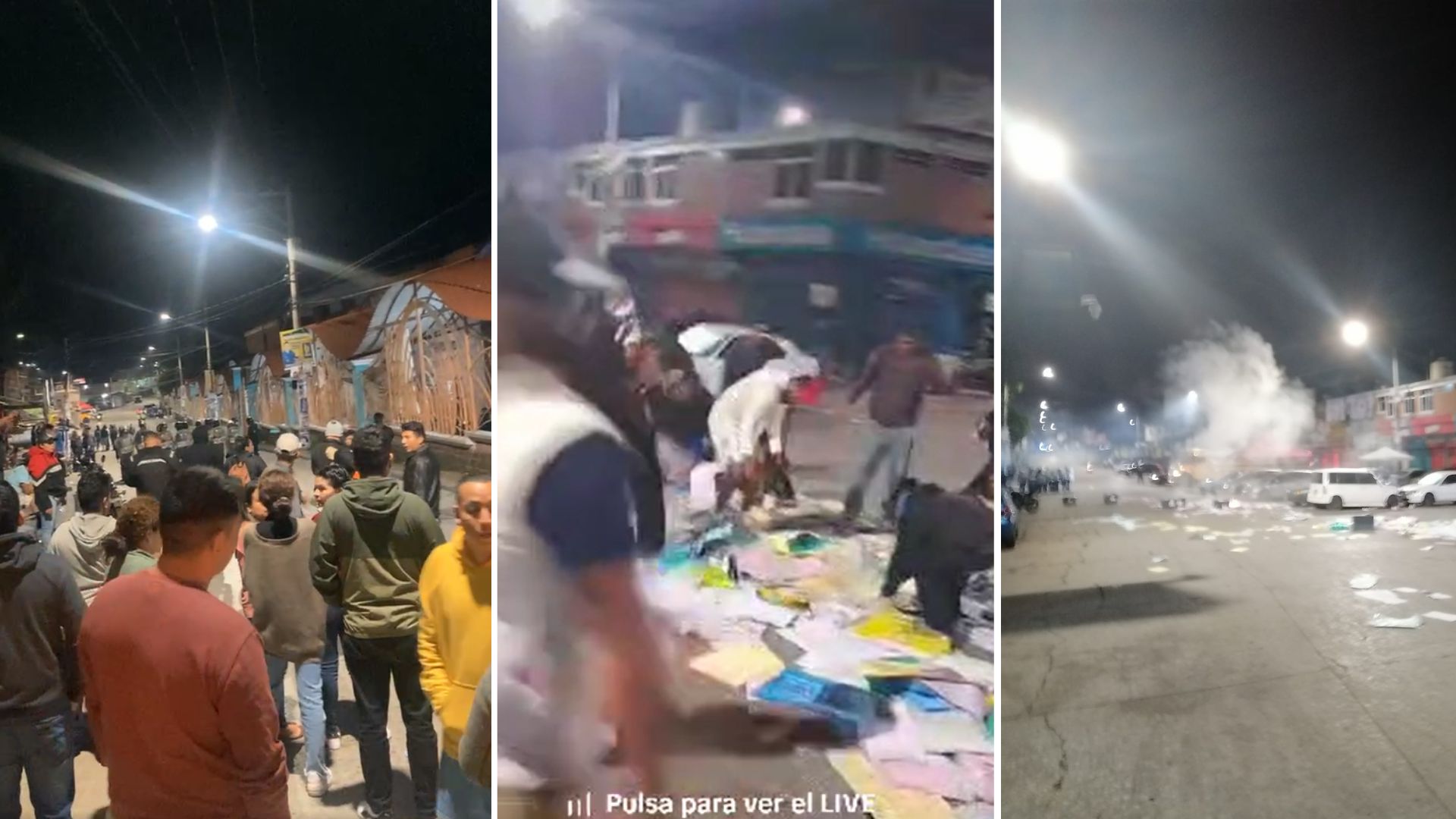 Videos: se desatan disturbios en Chinautla por resultados de votación municipal y así sigue la tensión en las calles