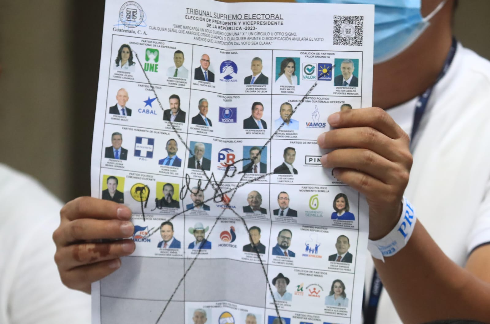 mensajes en papeletas en Elecciones Generales 2023'