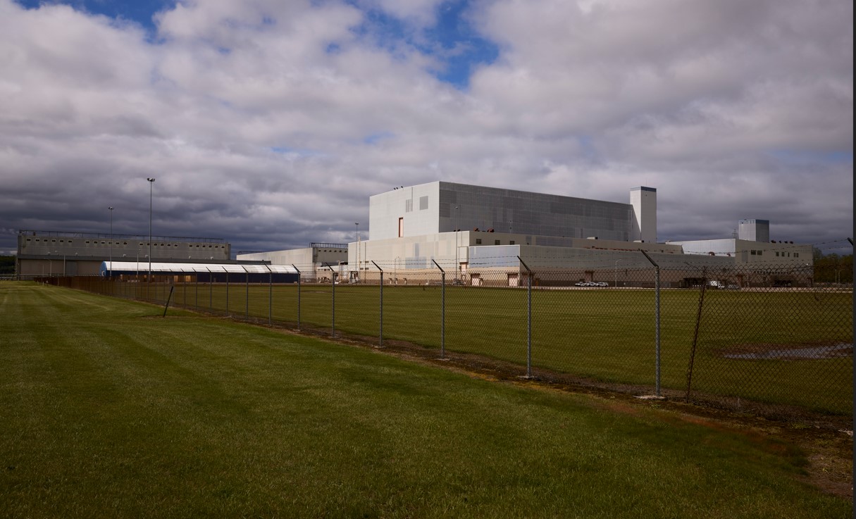 La planta centrifugadora estadounidense en Piketon, Ohio, el 3 de mayo de 2023. (Brian Kaiser/The New York Times).