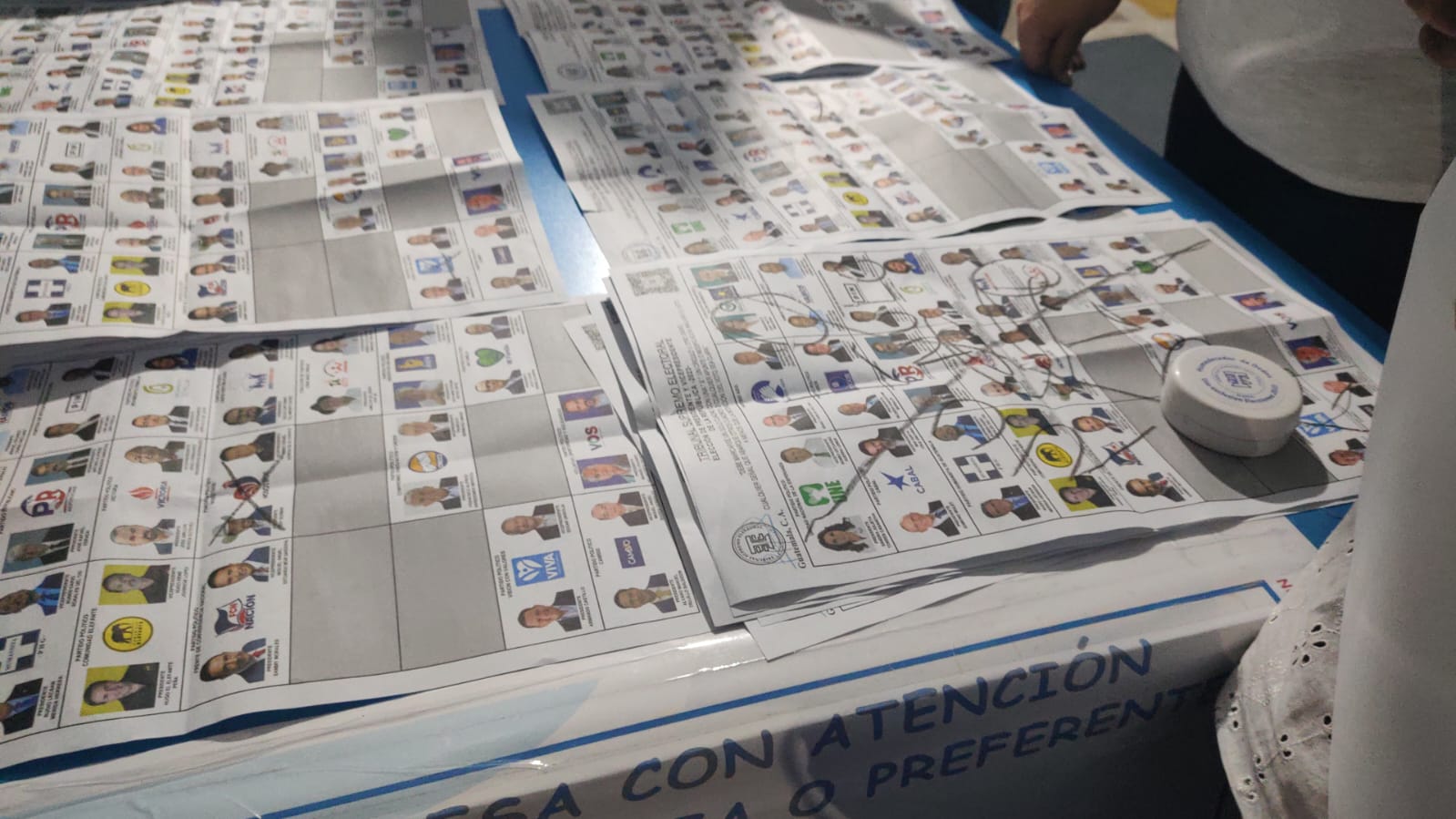 mensajes en papeletas en Elecciones Generales 2023'