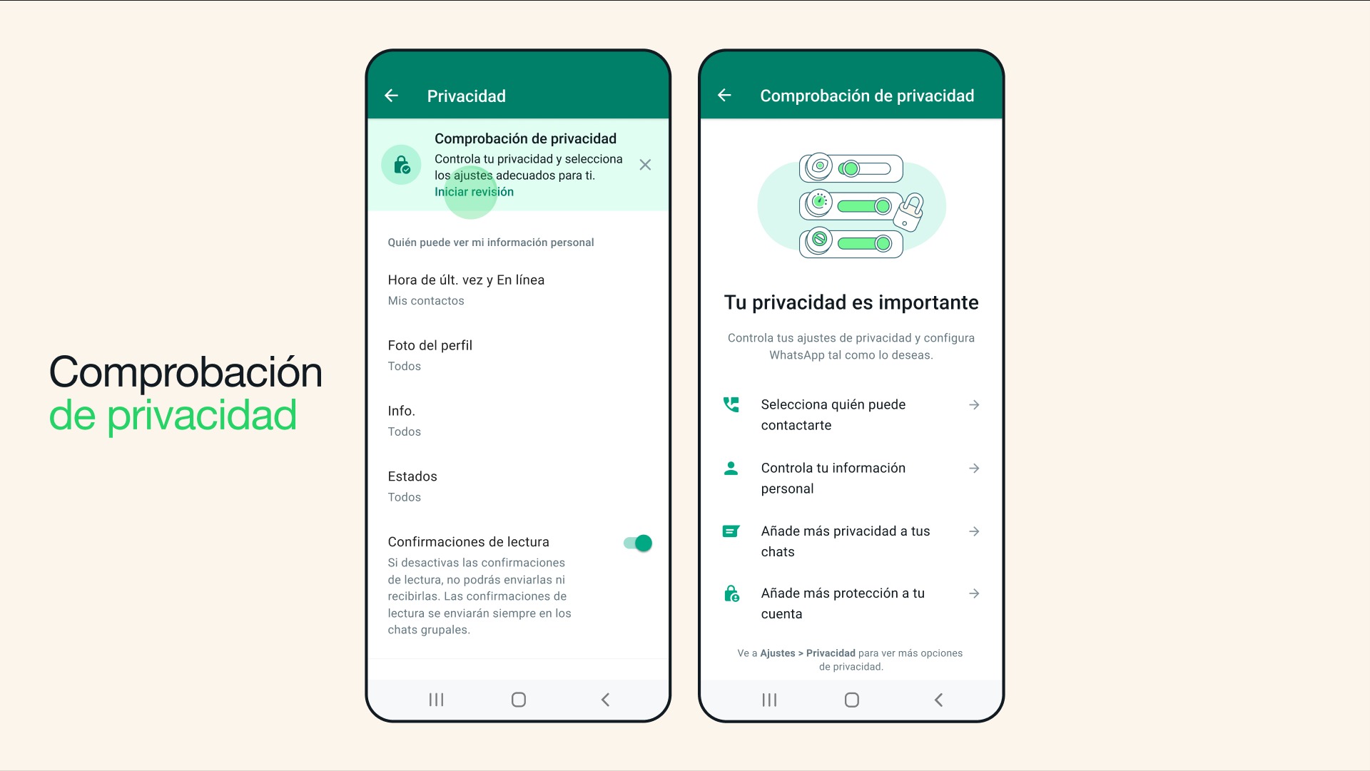 WhatsApp habilita nuevas funciones para proteger la privacidad