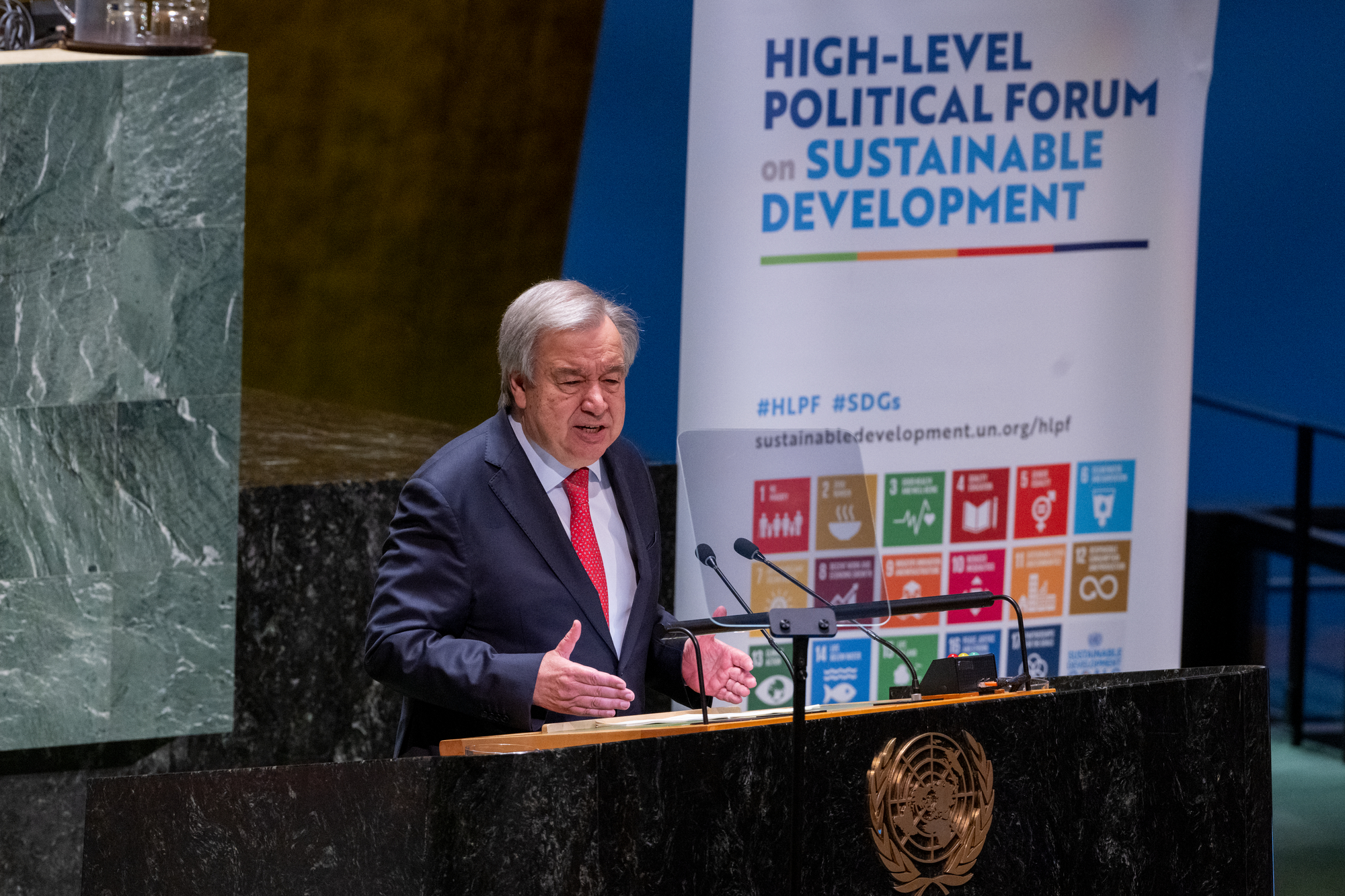 Secretario general de la ONU, António Guterres, en una reciente aparición. (Foto Prensa Libre: EFE/ONU)