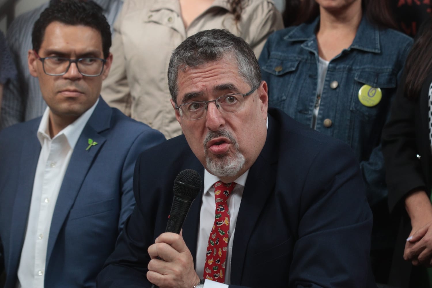 Bernardo Arévalo, candidato a la Presidencia de la República por el Movimiento Semilla. (Foto Prensa Libre: Carmina Montúfar)