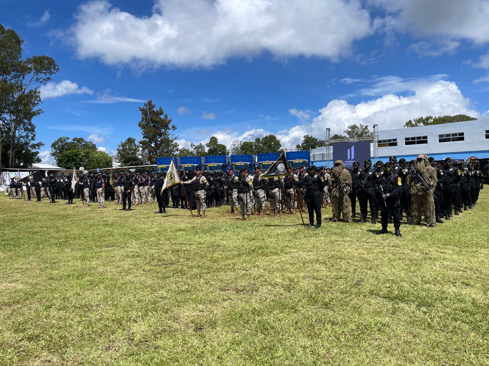 Estudiante militares participan en un curso este jueves 13 de julio. (Foto Prensa Libre: Ejército de Guatemala)