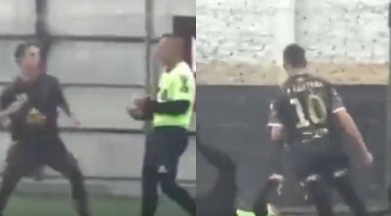 Futbolista argentino agrede a árbitro