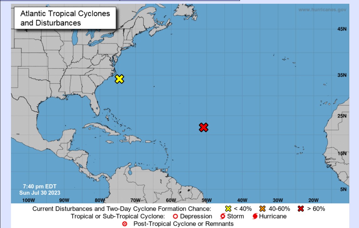 El Centro Nacional de Huracanes informó que vigila potenciales fenómenos en el Atlántico. (Foto: noaa.gov)