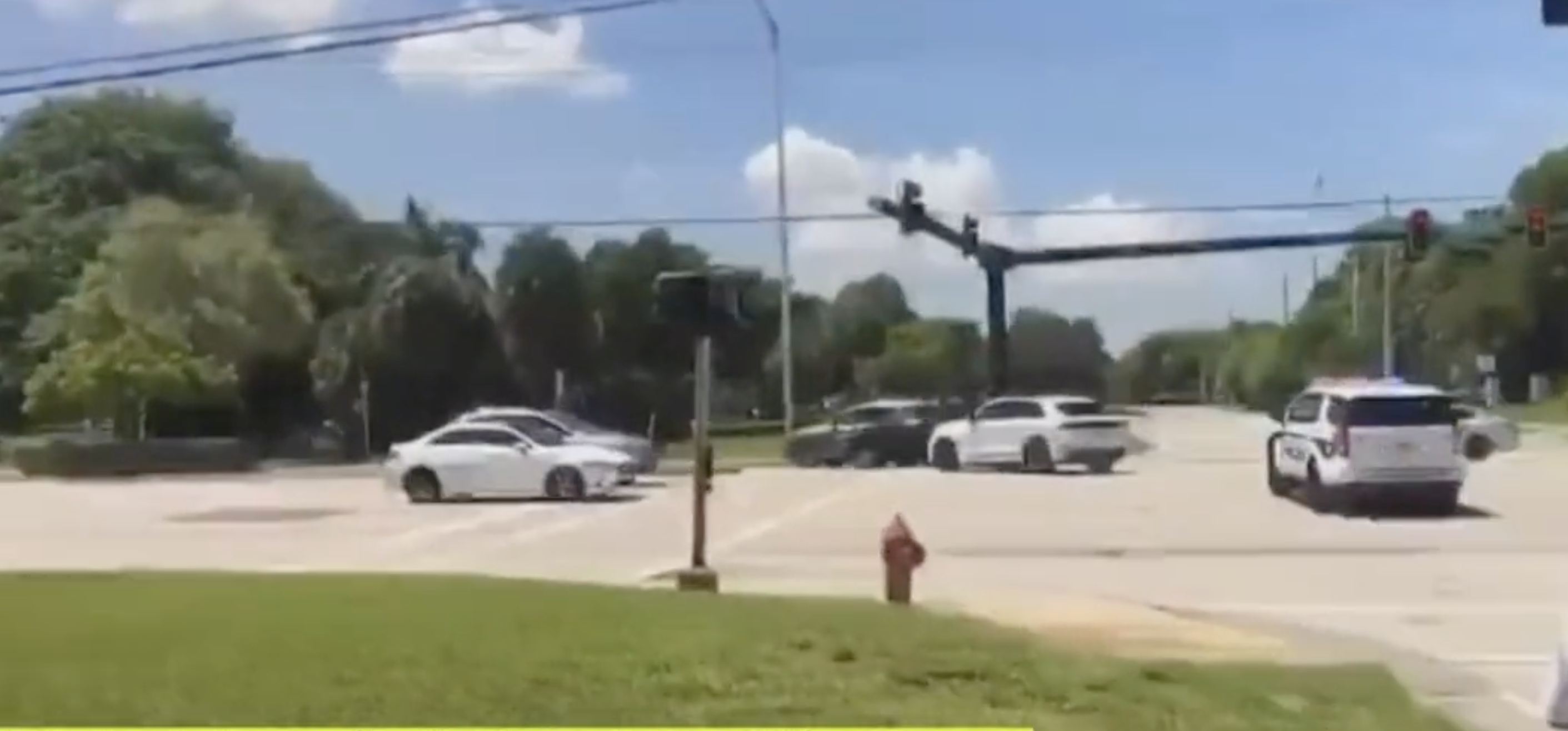 Lionel Messi se pasó un semáforo en Miami