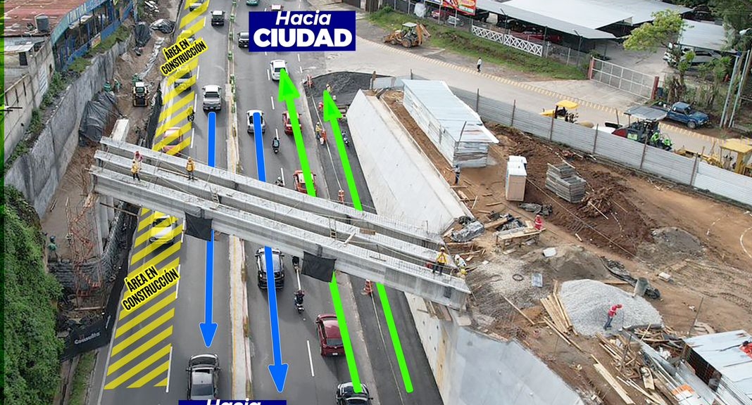 Cierres viales en Las Charcas: PMT anuncia cambios viales  y cierre de carriles por construcción de paso a desnivel hacia Ciudad San Cristóbal