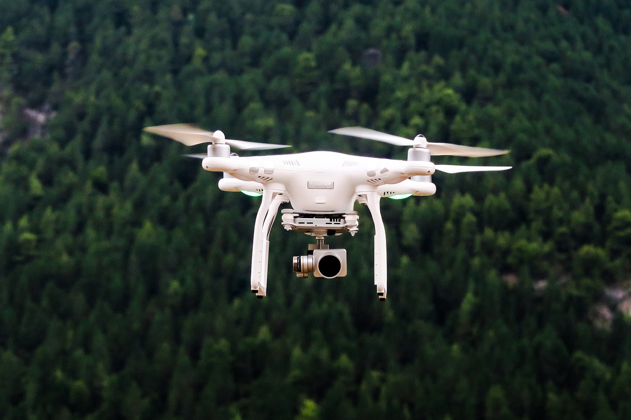 Foto ilustrativa de un dron. (Foto Prensa Libre: Pixabay)