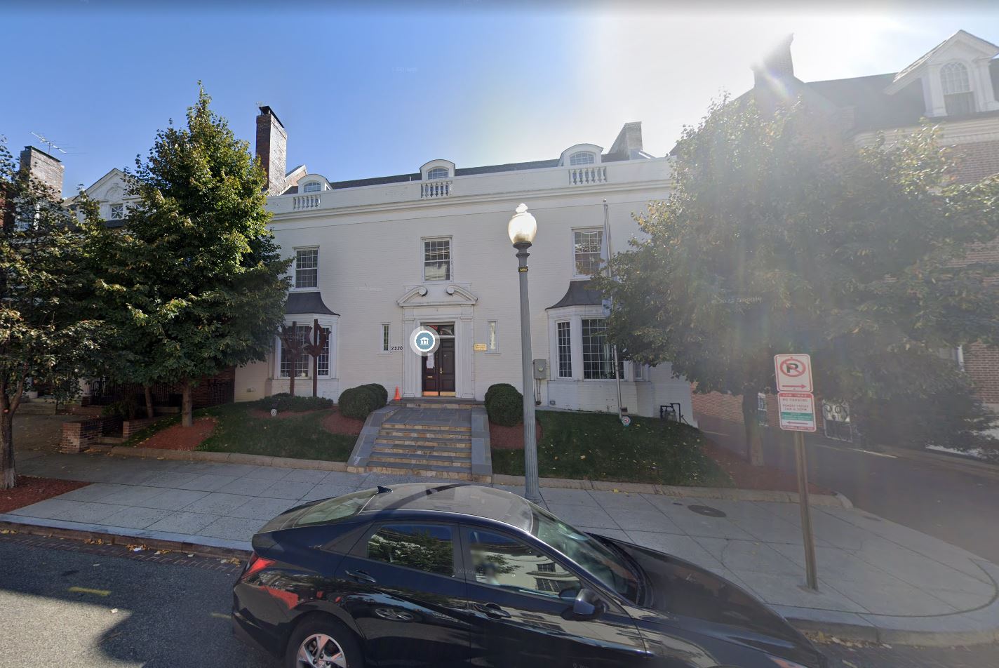 Sede de la embajada de Guatemala en  Washington DC. (Foto Prensa Libre: Google Maps) 