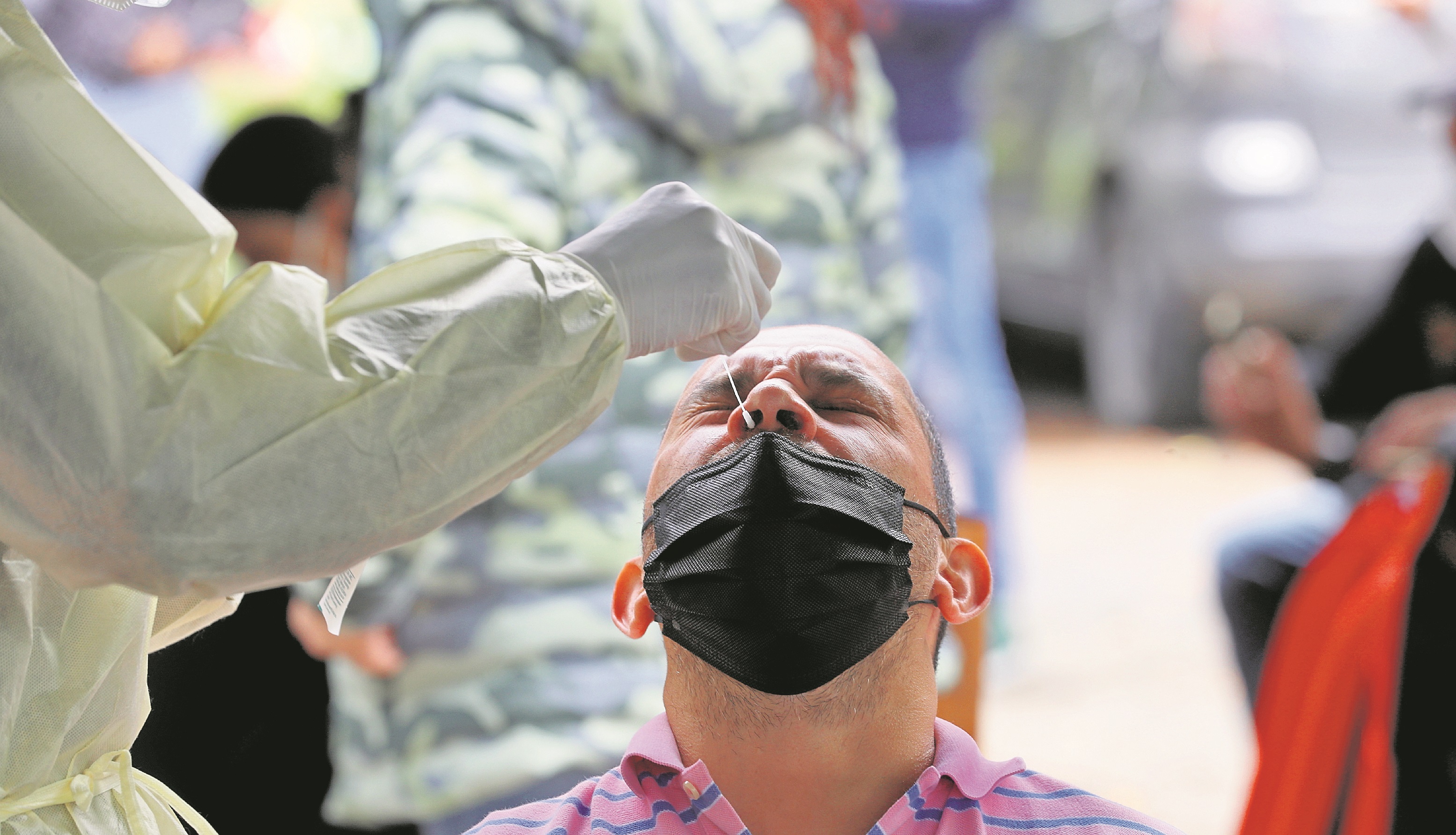 El Ministerio de Salud mantiene puestos de hisopados. (Foto Prensa Libre: Hemeroteca PL)