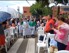 En Jutiapa se celebró una misa por la democracia de Guatemala. (Foto Prensa Libre: Parroquia San Pedro Apóstol Conguaco) 