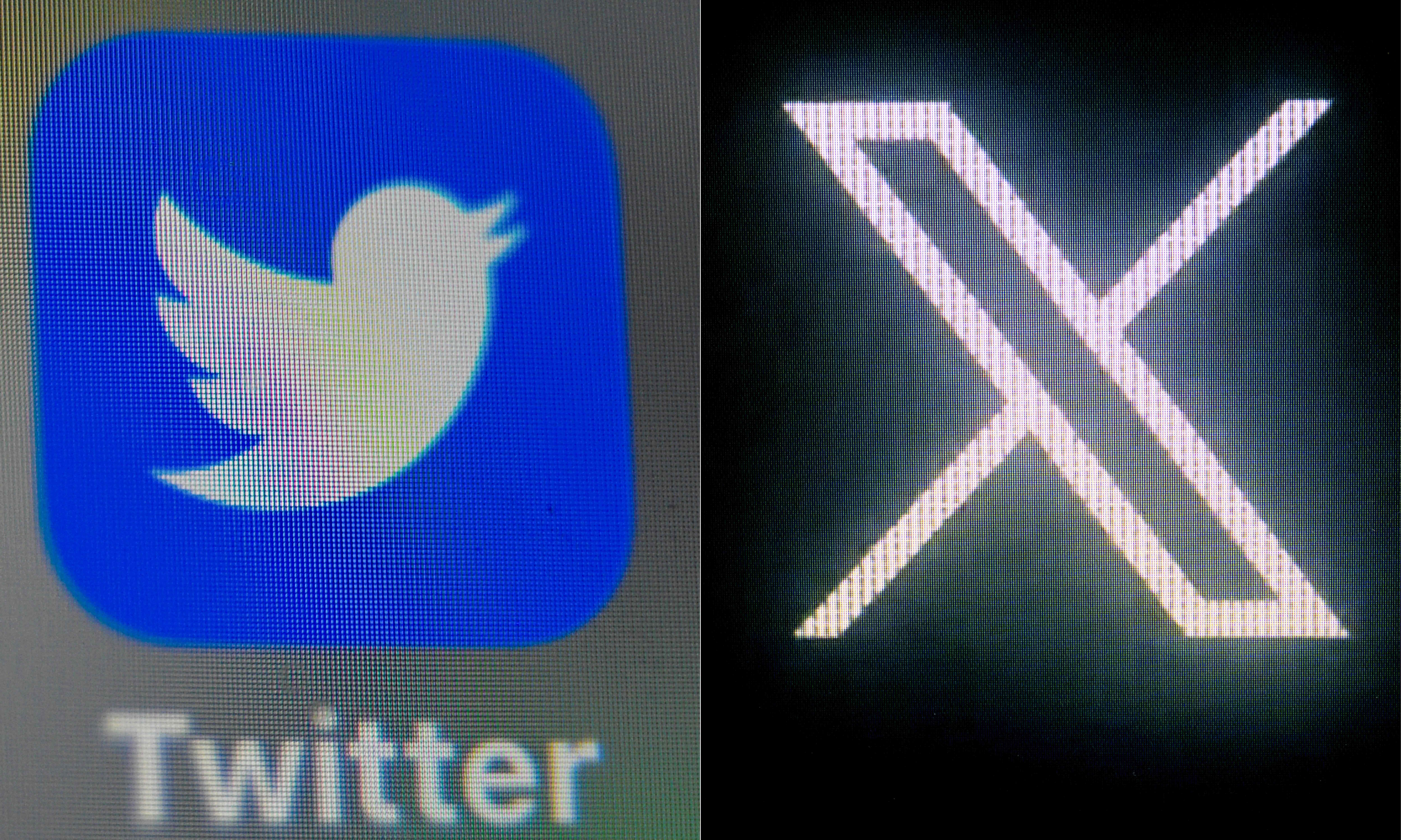 Twitter reemplaza el logo del pájaro azul por una "X"