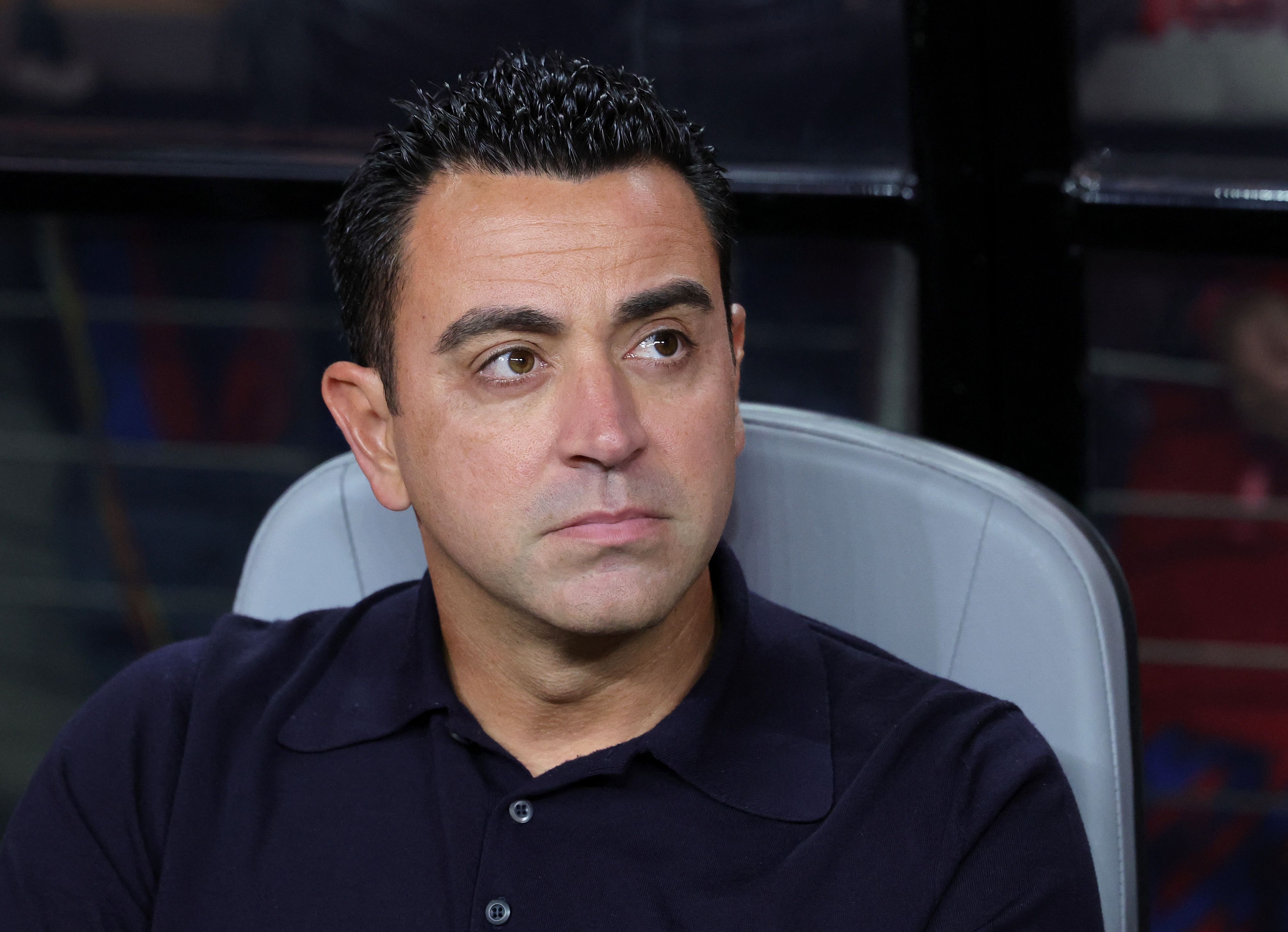 El entrenador del Barcelona Xavi