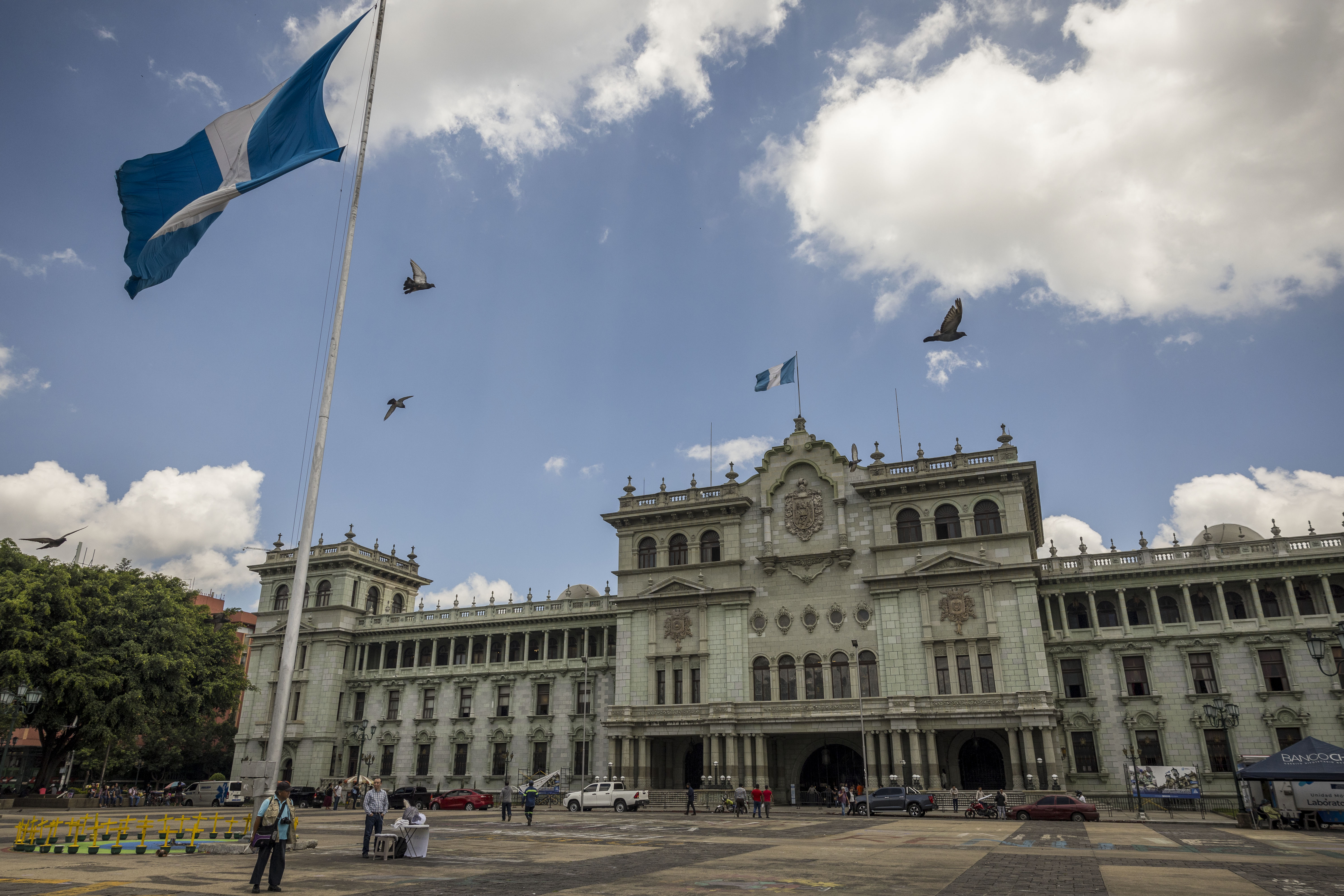 Fotografía del Palacio Nacional de la Cultura en la Plaza de la Constitución, de Guatemala. (Foto Prensa Libre: EFE)