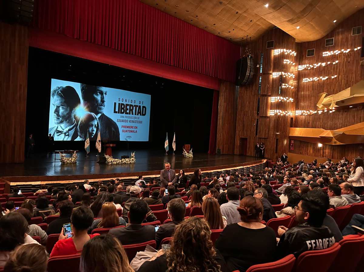 Gobierno estrena la película "Sound of Freedom" en la Gran Sala Efraín Recinos