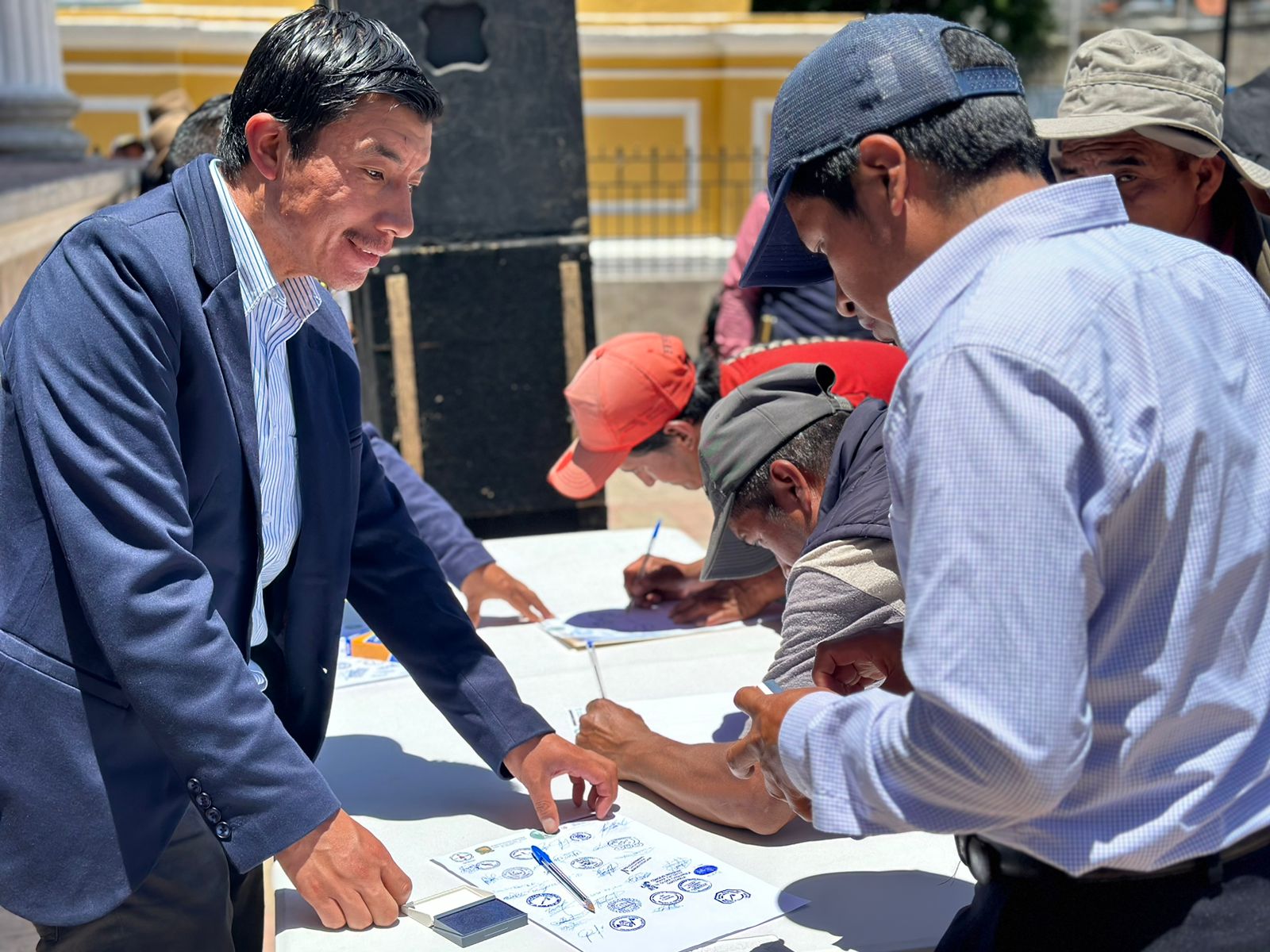 Representantes de diversas organizaciones indígenas del Occidente se reunieron este 26 de agosto en Totonicapán e hicieron demandas al Gobierno. (Foto Prensa Libre: Mynor Toc).